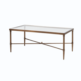 Rectangle Coffee Table (Option: Bronze)