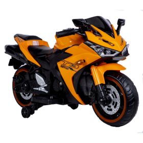 Kids Motorcycle 12V Motorcycle For Kids 3 4 5 6 Years Boys Girls 12v7ah Kids Motorcycle Ride On Toy With Training Wheels Manual Throttle  Drive B (Color: Orange)